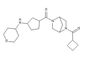 Image of Cyclobutyl-[2-[3-(tetrahydropyran-4-ylamino)cyclopentanecarbonyl]-2,5-diazabicyclo[2.2.1]heptan-5-yl]methanone