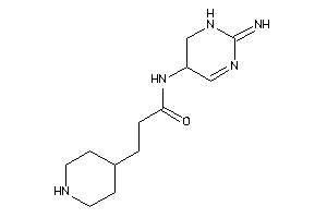 N-(2-imino-5,6-dihydro-1H-pyrimidin-5-yl)-3-(4-piperidyl)propionamide