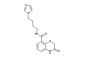 N-(4-imidazol-1-ylbutyl)-3-keto-4H-1,4-benzoxazine-8-carboxamide