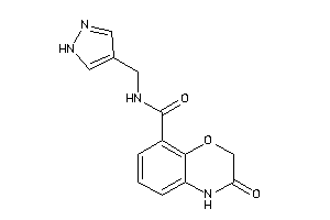 3-keto-N-(1H-pyrazol-4-ylmethyl)-4H-1,4-benzoxazine-8-carboxamide