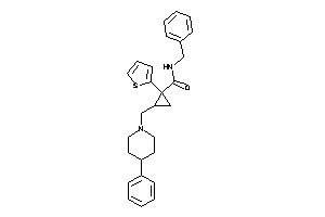 N-benzyl-2-[(4-phenylpiperidino)methyl]-1-(2-thienyl)cyclopropanecarboxamide
