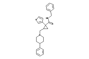 N-benzyl-2-[(4-phenylpiperidino)methyl]-1-(3-thienyl)cyclopropanecarboxamide