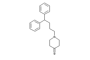 1-(4,4-diphenylbutyl)-4-piperidone