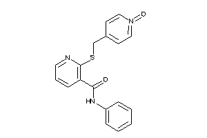 2-[(1-keto-4-pyridyl)methylthio]-N-phenyl-nicotinamide