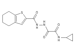 N-cyclopropyl-2-keto-2-[N'-(4,5,6,7-tetrahydrobenzothiophene-2-carbonyl)hydrazino]acetamide