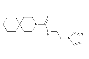 N-(2-imidazol-1-ylethyl)-3-azaspiro[5.5]undecane-3-carboxamide