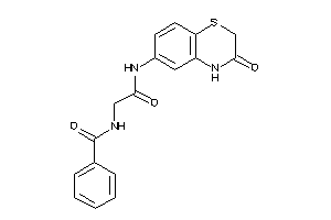 N-[2-keto-2-[(3-keto-4H-1,4-benzothiazin-6-yl)amino]ethyl]benzamide