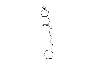 N-[3-(cyclohexoxy)propyl]-2-(1,1-diketothiolan-3-yl)acetamide