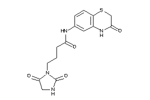 4-(2,5-diketoimidazolidin-1-yl)-N-(3-keto-4H-1,4-benzothiazin-6-yl)butyramide