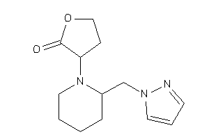 3-[2-(pyrazol-1-ylmethyl)piperidino]tetrahydrofuran-2-one