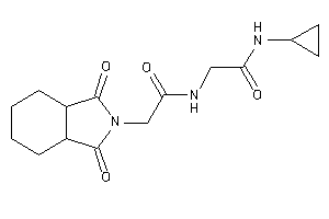 N-cyclopropyl-2-[[2-(1,3-diketo-3a,4,5,6,7,7a-hexahydroisoindol-2-yl)acetyl]amino]acetamide