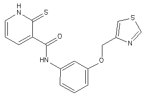 N-[3-(thiazol-4-ylmethoxy)phenyl]-2-thioxo-1H-pyridine-3-carboxamide