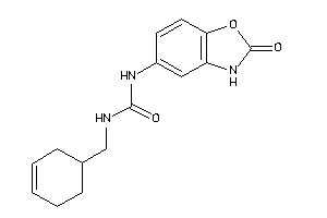 1-(cyclohex-3-en-1-ylmethyl)-3-(2-keto-3H-1,3-benzoxazol-5-yl)urea