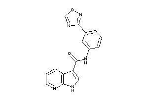N-[3-(1,2,4-oxadiazol-3-yl)phenyl]-1H-pyrrolo[2,3-b]pyridine-3-carboxamide