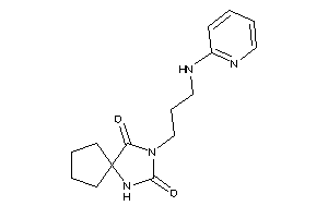 Image of 3-[3-(2-pyridylamino)propyl]-1,3-diazaspiro[4.4]nonane-2,4-quinone