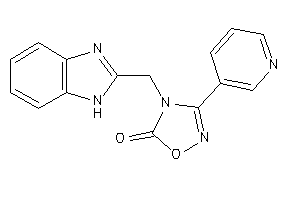 4-(1H-benzimidazol-2-ylmethyl)-3-(3-pyridyl)-1,2,4-oxadiazol-5-one