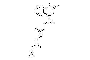 N-[2-(cyclopropylamino)-2-keto-ethyl]-4-keto-4-(3-keto-2,4-dihydroquinoxalin-1-yl)butyramide