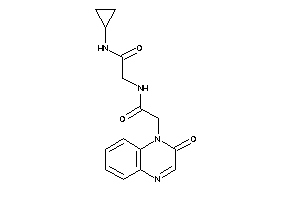 N-cyclopropyl-2-[[2-(2-ketoquinoxalin-1-yl)acetyl]amino]acetamide