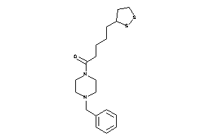 1-(4-benzylpiperazino)-5-(dithiolan-3-yl)pentan-1-one