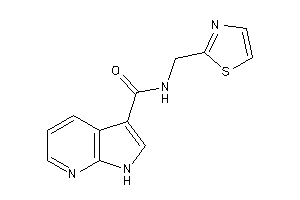 Image of N-(thiazol-2-ylmethyl)-1H-pyrrolo[2,3-b]pyridine-3-carboxamide