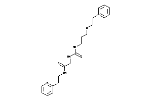 2-(3-phenethyloxypropylcarbamoylamino)-N-[2-(2-pyridyl)ethyl]acetamide