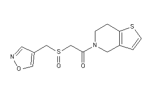 1-(6,7-dihydro-4H-thieno[3,2-c]pyridin-5-yl)-2-(isoxazol-4-ylmethylsulfinyl)ethanone