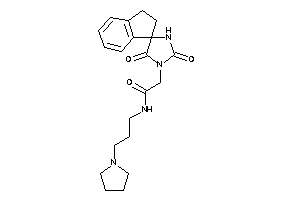 2-(2,5-diketospiro[imidazolidine-4,1'-indane]-1-yl)-N-(3-pyrrolidinopropyl)acetamide