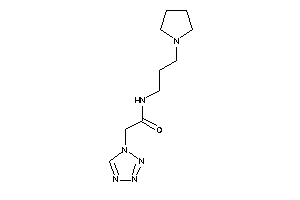 N-(3-pyrrolidinopropyl)-2-(tetrazol-1-yl)acetamide