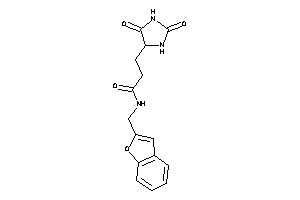 N-(benzofuran-2-ylmethyl)-3-(2,5-diketoimidazolidin-4-yl)propionamide