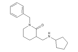 1-benzyl-3-[(cyclopentylamino)methyl]-2-piperidone