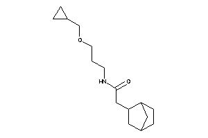 N-[3-(cyclopropylmethoxy)propyl]-2-(2-norbornyl)acetamide