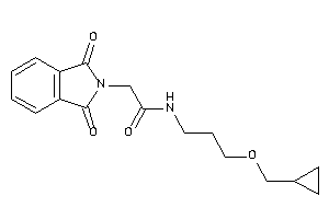 N-[3-(cyclopropylmethoxy)propyl]-2-phthalimido-acetamide