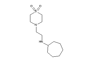 Cycloheptyl-[2-(1,1-diketo-1,4-thiazinan-4-yl)ethyl]amine