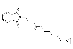 N-[3-(cyclopropylmethoxy)propyl]-4-phthalimido-butyramide