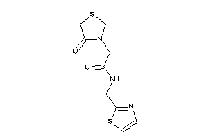 2-(4-ketothiazolidin-3-yl)-N-(thiazol-2-ylmethyl)acetamide