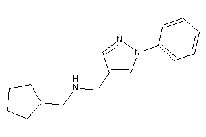 Cyclopentylmethyl-[(1-phenylpyrazol-4-yl)methyl]amine