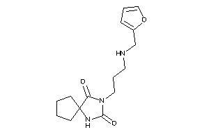 Image of 3-[3-(2-furfurylamino)propyl]-1,3-diazaspiro[4.4]nonane-2,4-quinone