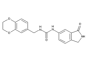 1-(2,3-dihydro-1,4-benzodioxin-6-ylmethyl)-3-(3-ketoisoindolin-5-yl)urea