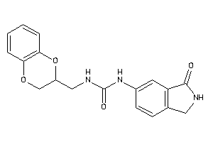 1-(2,3-dihydro-1,4-benzodioxin-3-ylmethyl)-3-(3-ketoisoindolin-5-yl)urea