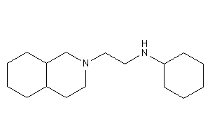 2-(3,4,4a,5,6,7,8,8a-octahydro-1H-isoquinolin-2-yl)ethyl-cyclohexyl-amine