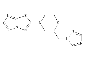 4-imidazo[2,1-b][1,3,4]thiadiazol-2-yl-2-(1,2,4-triazol-1-ylmethyl)morpholine