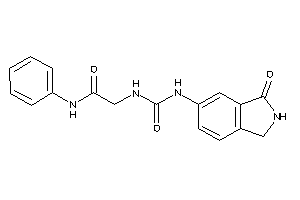 2-[(3-ketoisoindolin-5-yl)carbamoylamino]-N-phenyl-acetamide