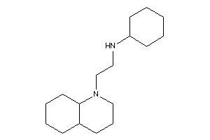 2-(3,4,4a,5,6,7,8,8a-octahydro-2H-quinolin-1-yl)ethyl-cyclohexyl-amine