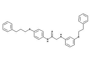 2-(3-phenethyloxyanilino)-N-[4-(3-phenylpropoxy)phenyl]acetamide