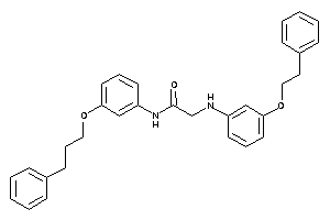 2-(3-phenethyloxyanilino)-N-[3-(3-phenylpropoxy)phenyl]acetamide