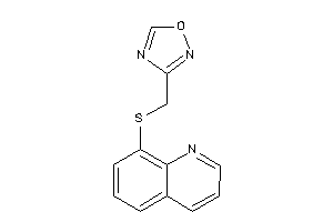 3-[(8-quinolylthio)methyl]-1,2,4-oxadiazole