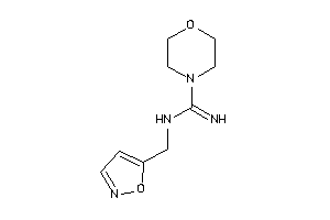 N-(isoxazol-5-ylmethyl)morpholine-4-carboxamidine