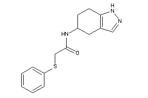 2-(phenylthio)-N-(4,5,6,7-tetrahydro-1H-indazol-5-yl)acetamide