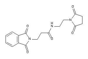 3-phthalimido-N-(2-succinimidoethyl)propionamide