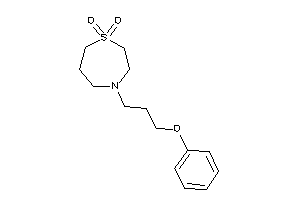 4-(3-phenoxypropyl)-1,4-thiazepane 1,1-dioxide